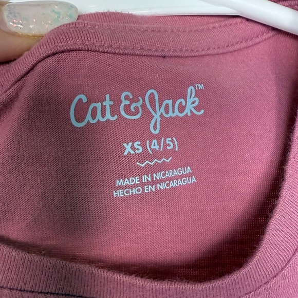 Long Sleeve Unicorn Shirt (Cat & Jack) XS 4/5 - Picture 3 of 4